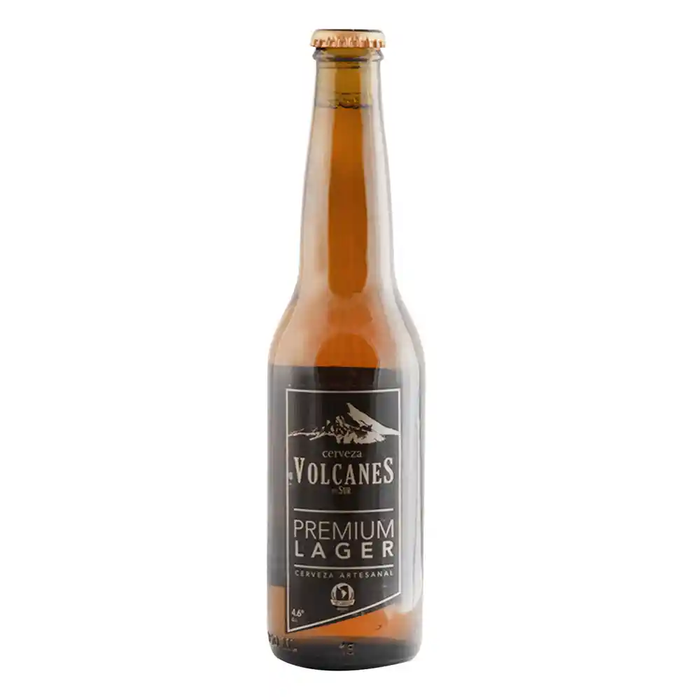 Volcanes Cerveza Del Sur Lager Botella Desechable