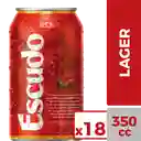 Escudo Cerveza X18 Lata 350