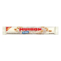 Muibon Turrón con Caramelo y Maní con Chocolate Blanco Flow