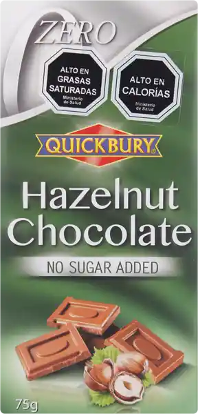 Quickbury Chocolate S Azuc Avellana