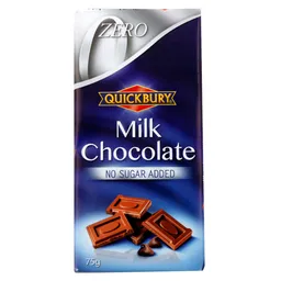 Quickbury Chocolate con Leche sin Azúcar