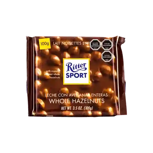 Ritter Sport Chocolate Leche Avellanas 100Gr