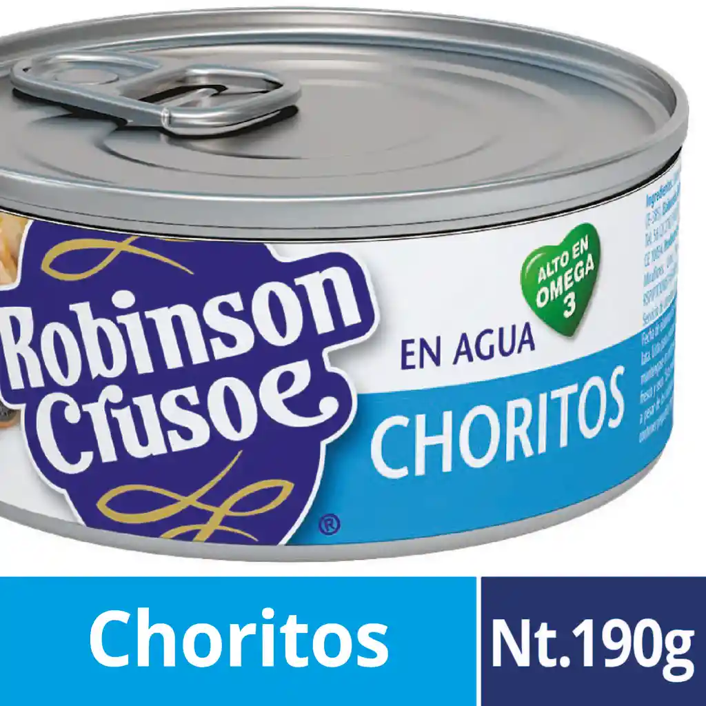 Robinson Crusoe Choritos en Agua