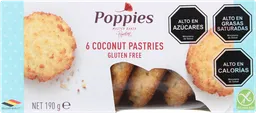 Poppies Pasteles de Coco Sin Gluten