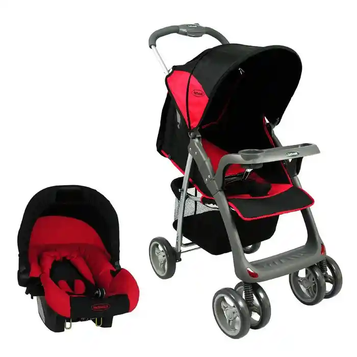 Bebesit Coche Travel System Jazz Rojo Especial