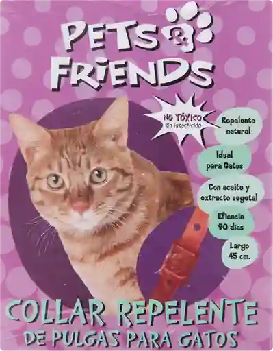 Collar Pet & Friends Repelente Gato No Tóxico