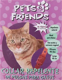 Collar Pet & Friends Repelente Gato No Tóxico