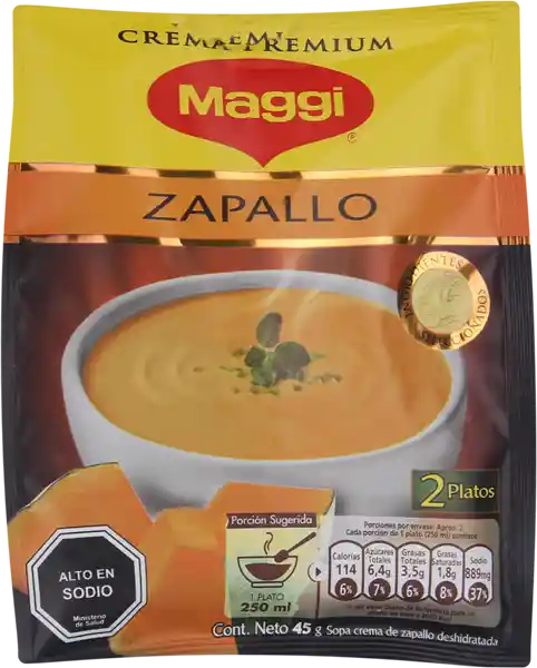Maggi Crema Zapallo Premiun