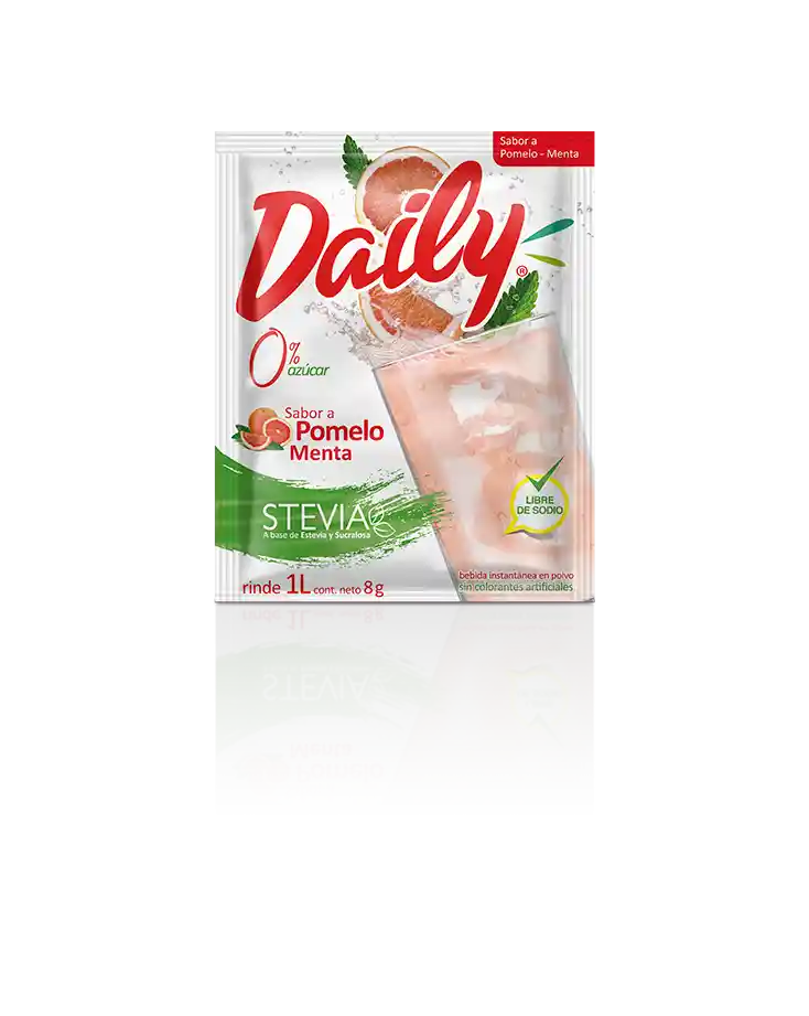 Daily Jugo Stevia Pom Menta