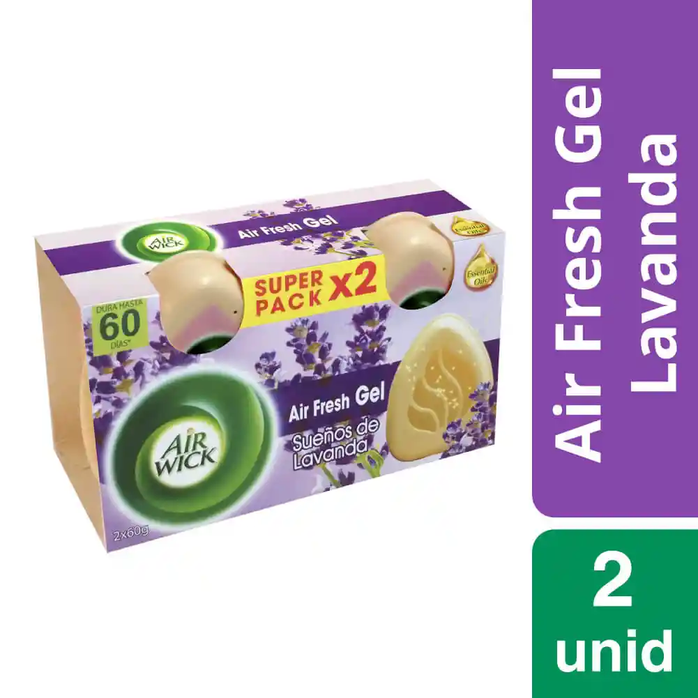 Air Wick Fresh Gel Suenos De Lavanda