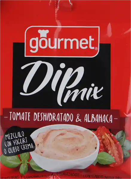 Gourmet Dip Mix Tomate Albahaca