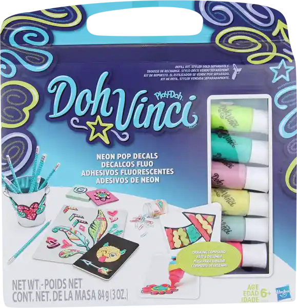Doh Vinci Adhesivos Fluorescentes