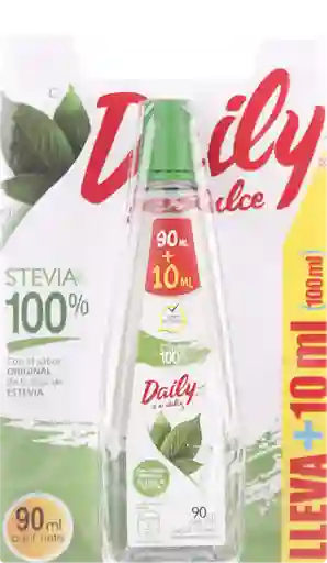Daily Endulzante Stevia 100 Liquido