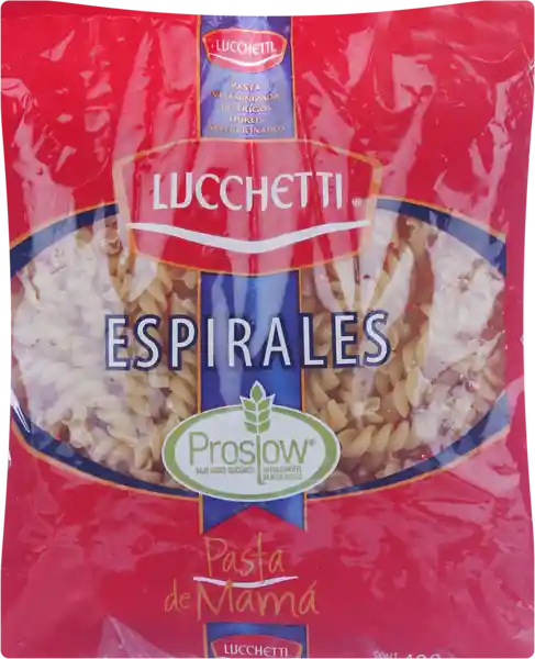 Luchetti pastas espirales