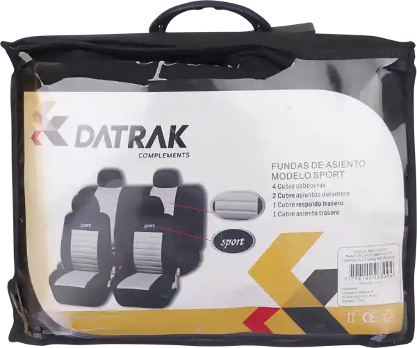 Funda P/auto Completa Datrak2 Negra/gris