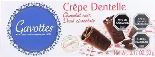 Gavottes Galleta Crepe Chocolate Negro