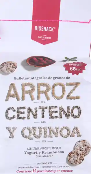 Biosnack galleta arroz