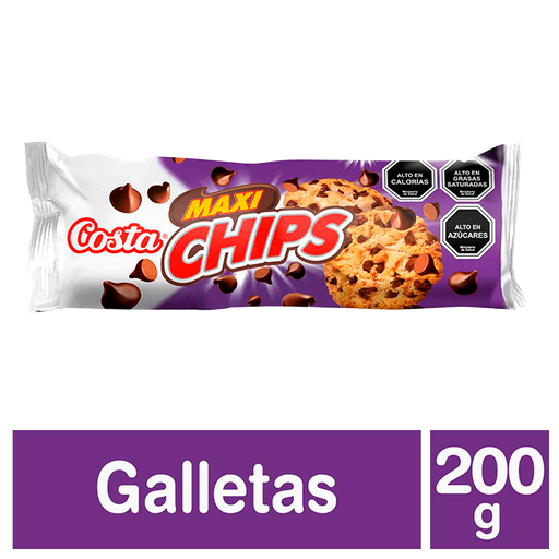 Costa Galletas Maxi Chips en Oxxo express Santiago de Chile