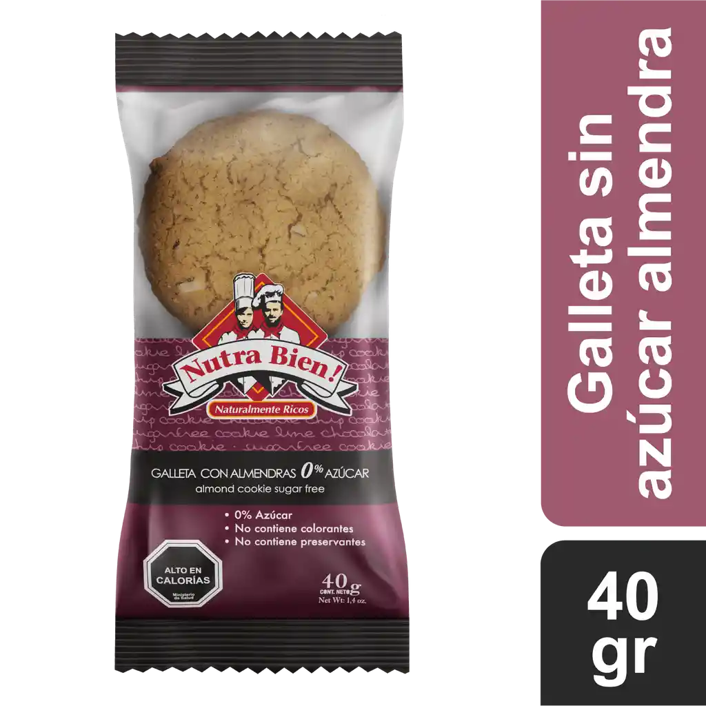 Nutra Bien Galleta Con Almendras 0 Azucar