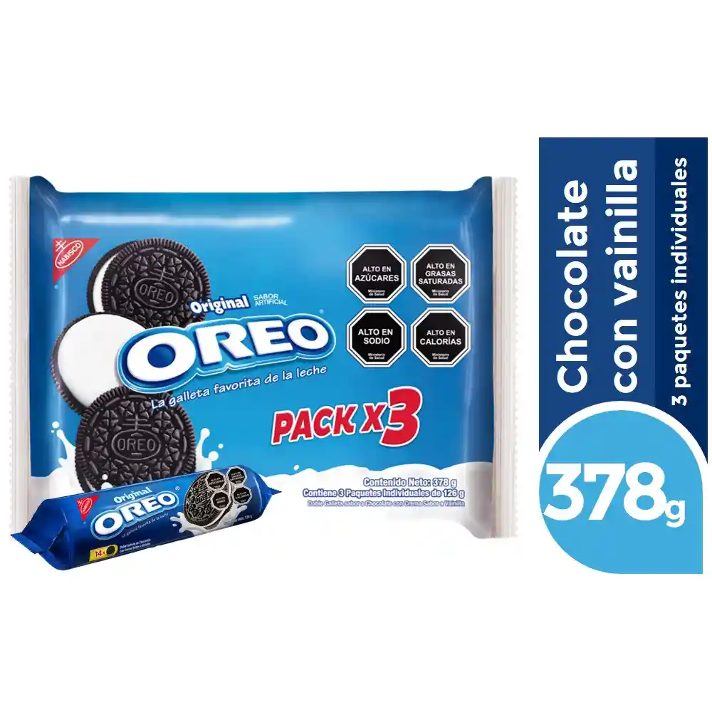 Oreo Galletas Chocolate Clasica