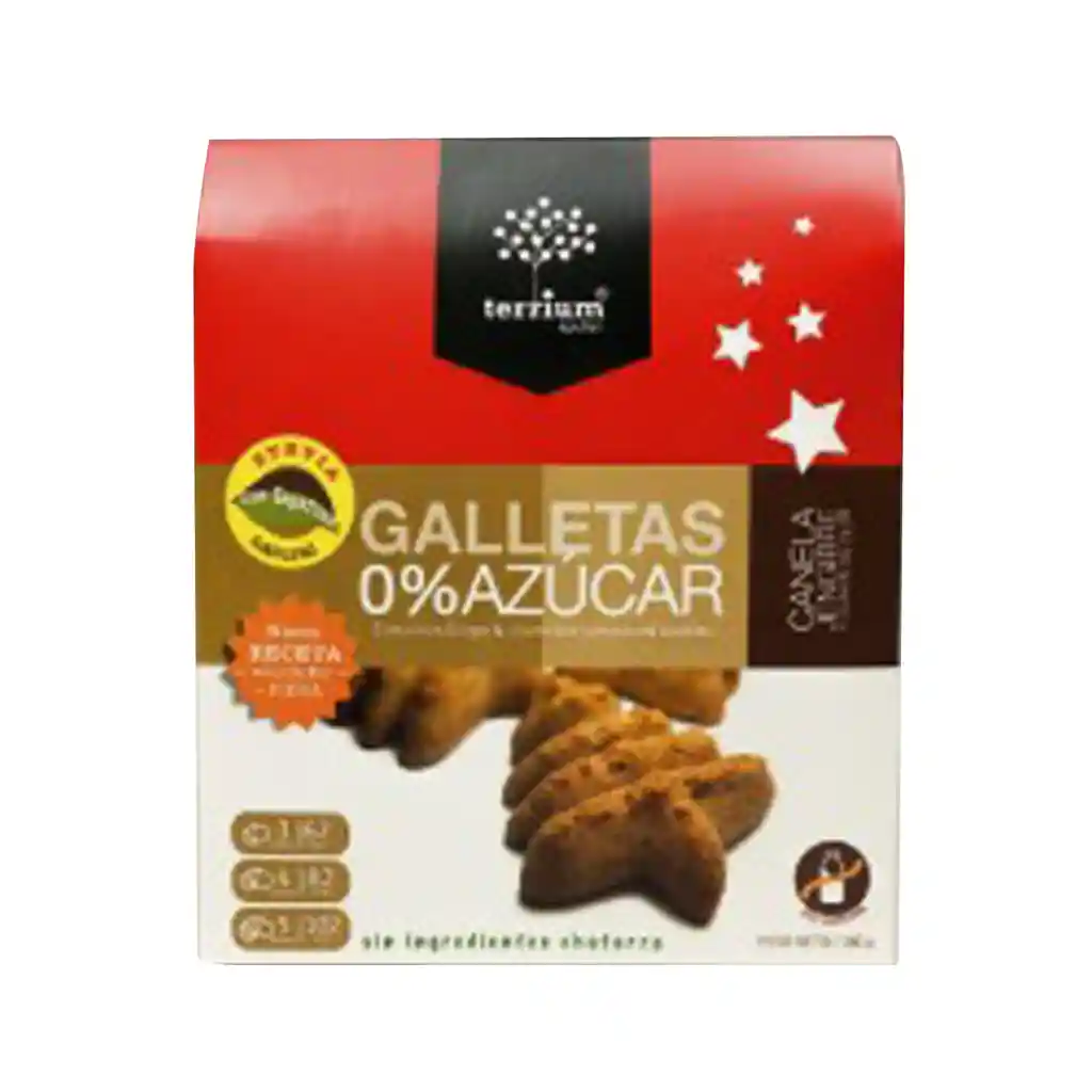 Terrium Galletas de Navidad sin Azúcar