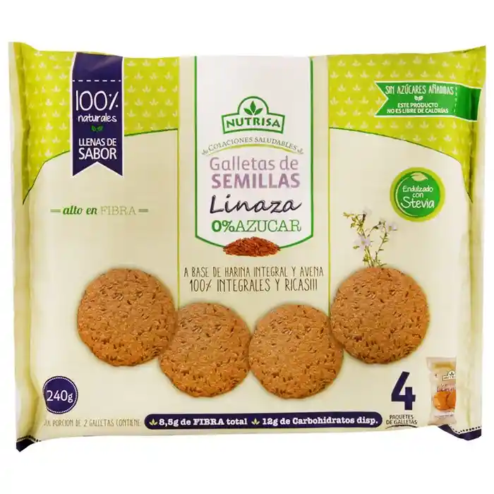 Nutrisa Galletas De Linaza