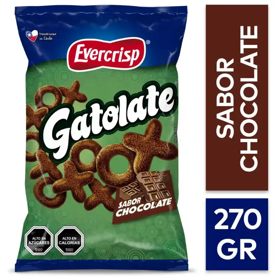 Evercrisp Gatolate Sabor Chocolate