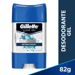 Gillette Gel Clear Desodorante Antibacterial  