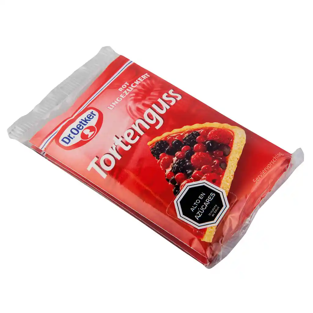 Dr. Oetker Glaseado Rojo en Polvo para Tartas  