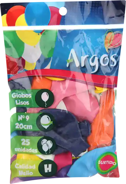 Argos Globo Nº9 Liso Surtido