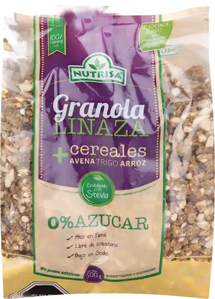 Nutrisa Granola Linaza 0% Azucar