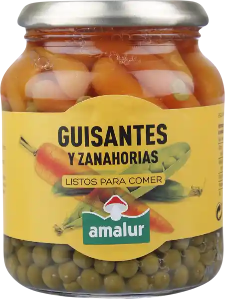 Amalur guisantes con zanahorias