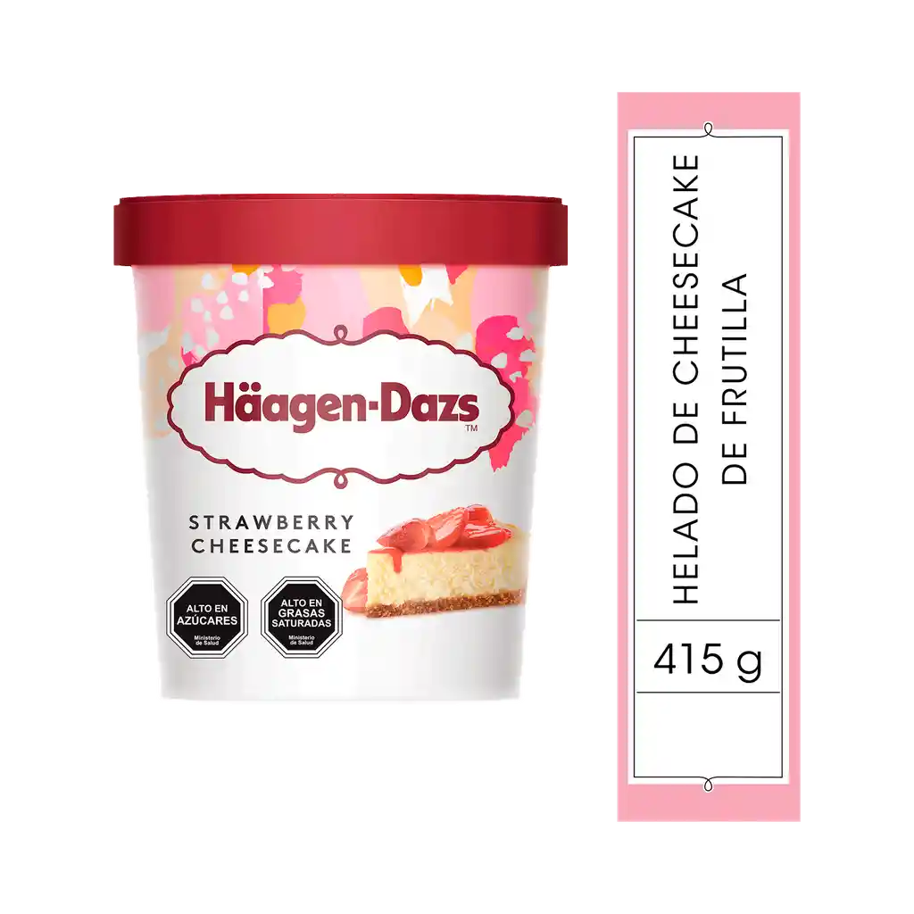 Haagen Dazs Helado Frutilla Cheescake 473 Ml