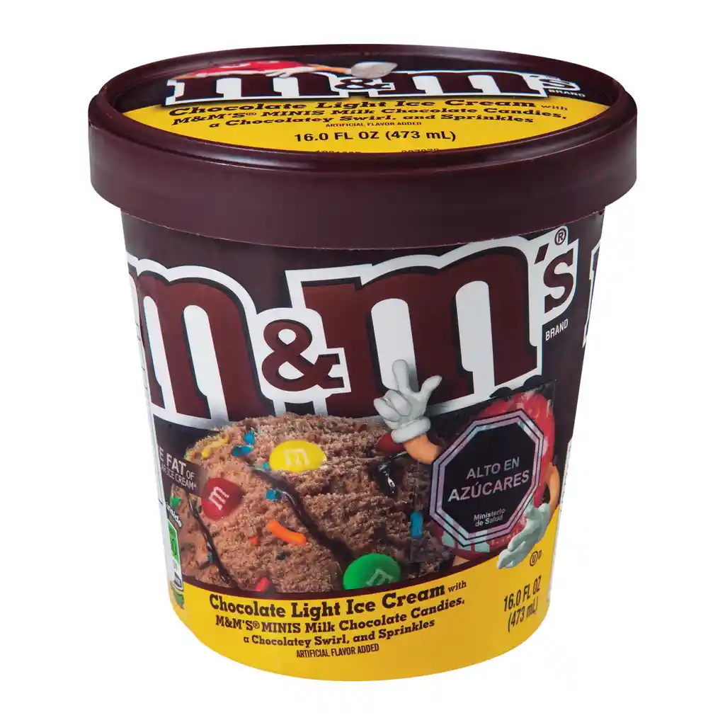 M&MImpo Helado S Pote 473Ml