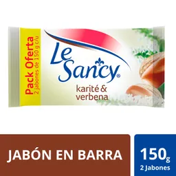 Le Sancy Jabón en Barra Karité y Verbena