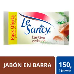 Le Sancy Jabón en Barra Karité y Verbena