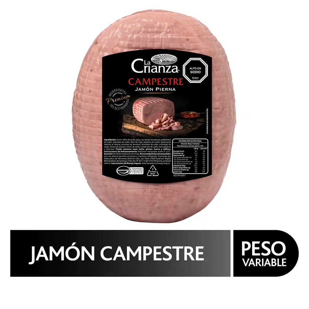 La Crianza Jamón Campestre Granel