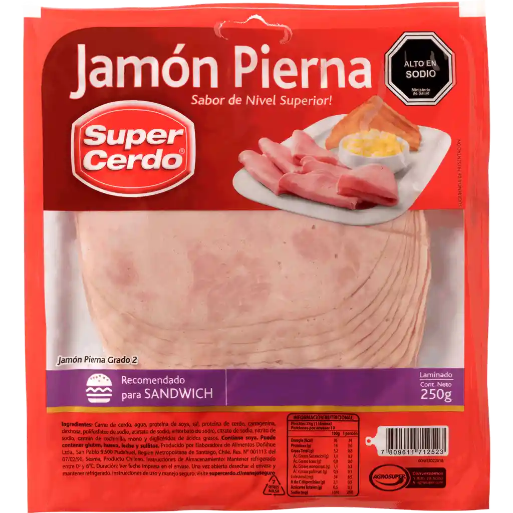 Super Cerdo jamón cerdo