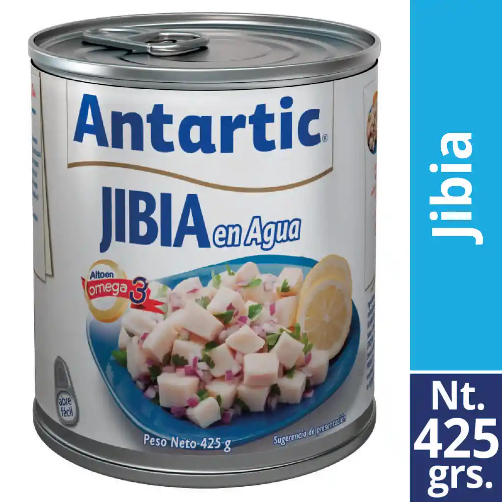 Antartic Jibia en Agua