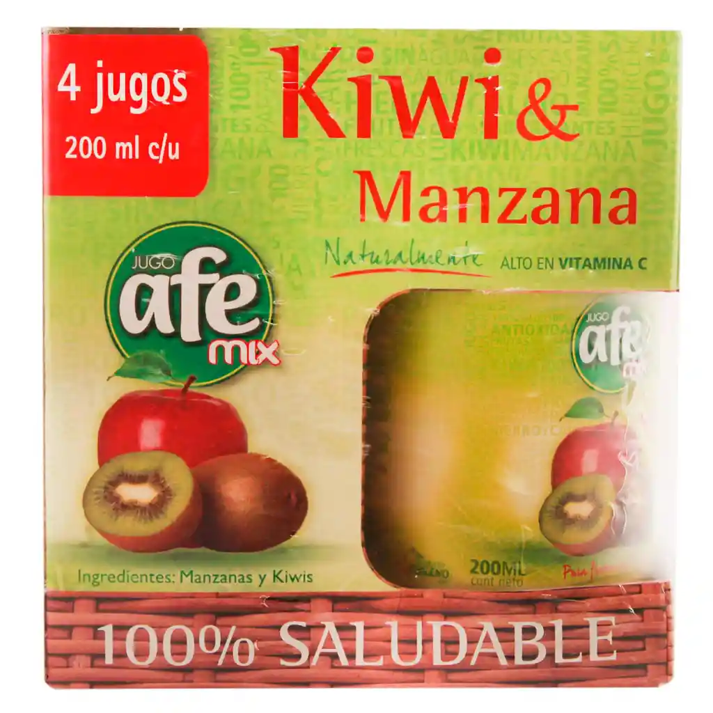 AFE Jugo Mix Kiwi Manzana Natural