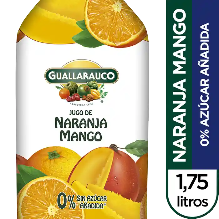 Guallarauco Jugo de Naranja Mango sin Azúcar 