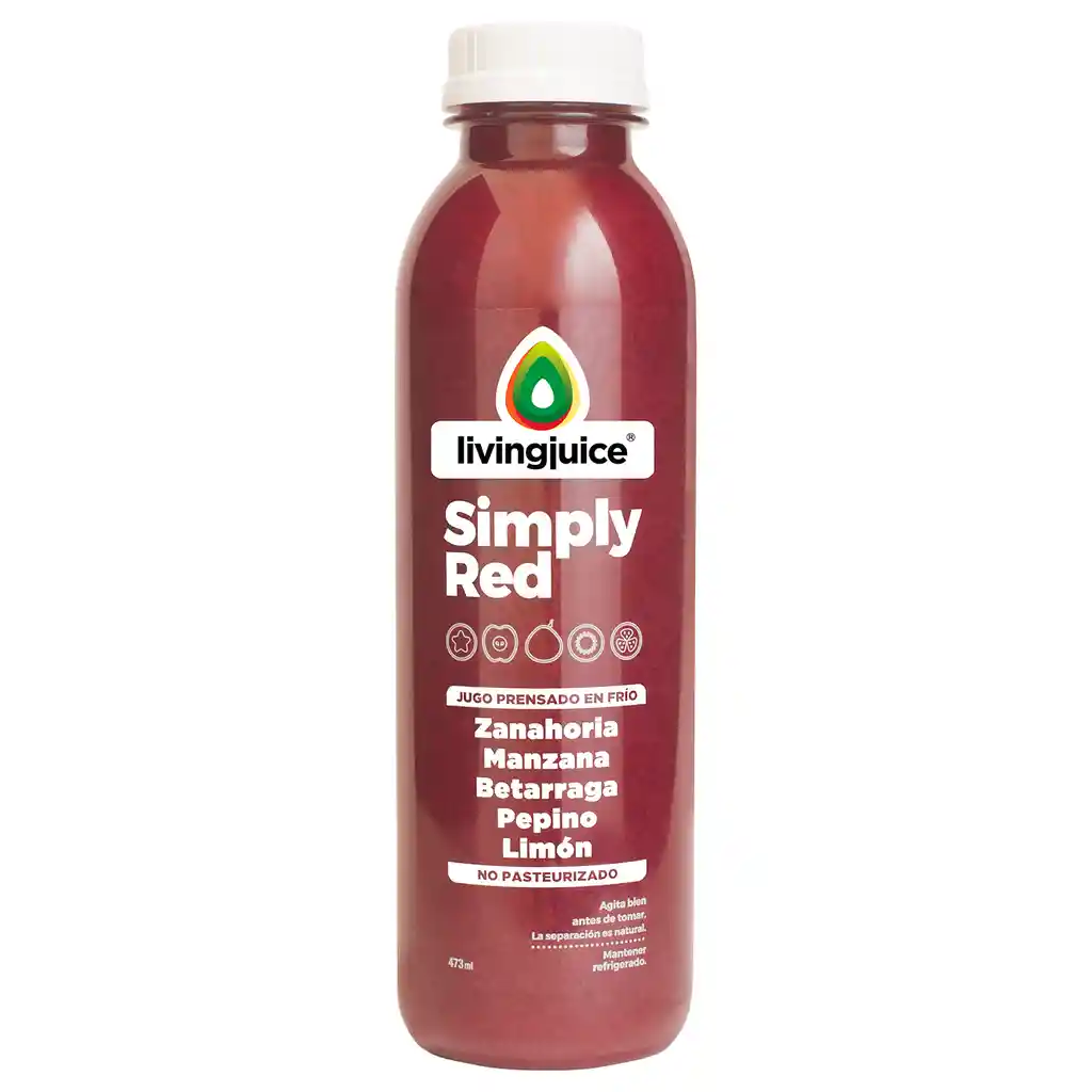 Livingjuice Jugo Simply Red