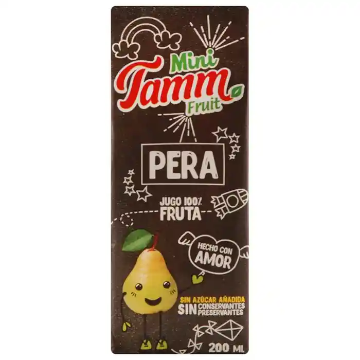 Tamm Jugo Natural Pera Tetrapack