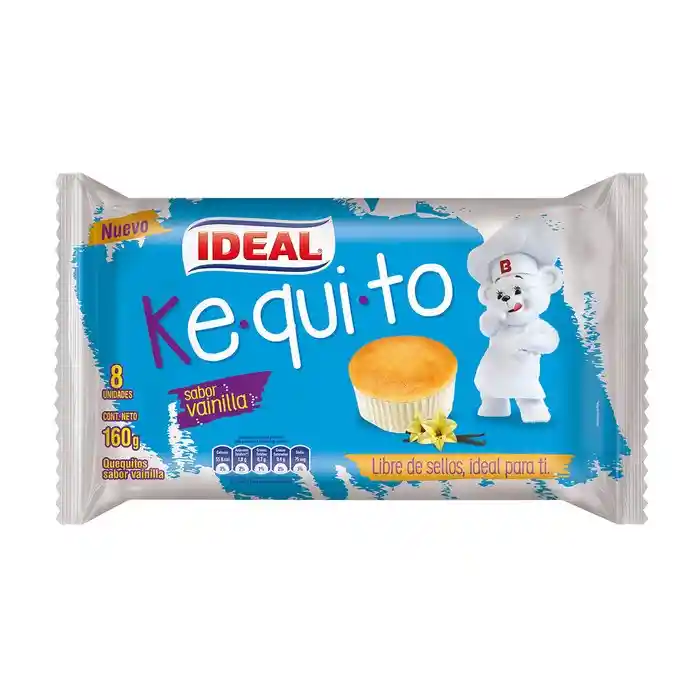 Ideal Kequito Vainilla Pack 8 Un