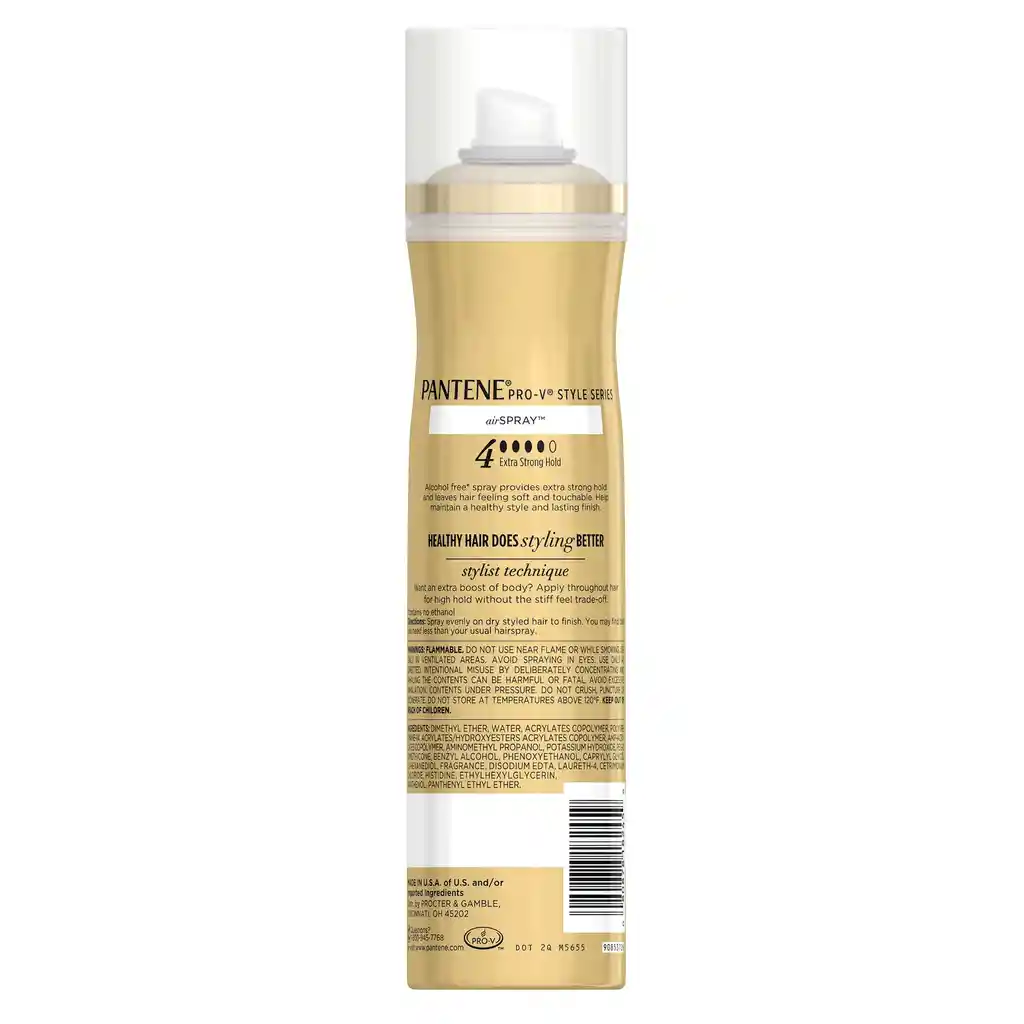 Pantene Laca Spray S/Alcohol