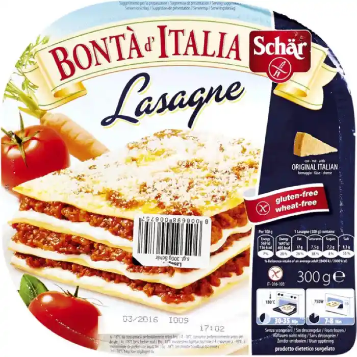 Lasagna Boloñesa S/gluten Dr Schär