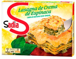 Sadia Lasagna Crema Espinaca