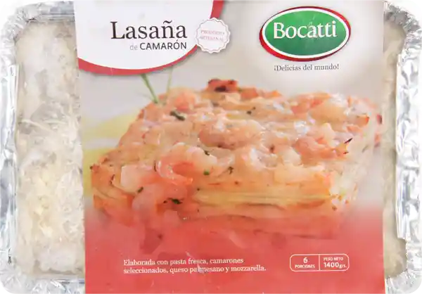 Bocatti Lasaña Camarón