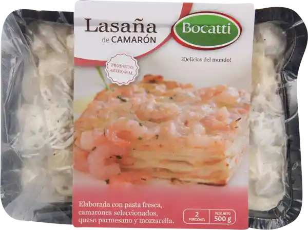 Bocatti Lasaña Camarón