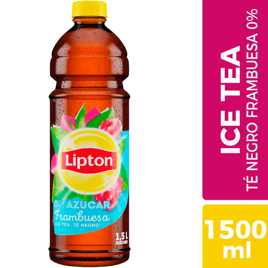 Lipton Té Helado Sabor a Frambuesa sin Azúcar